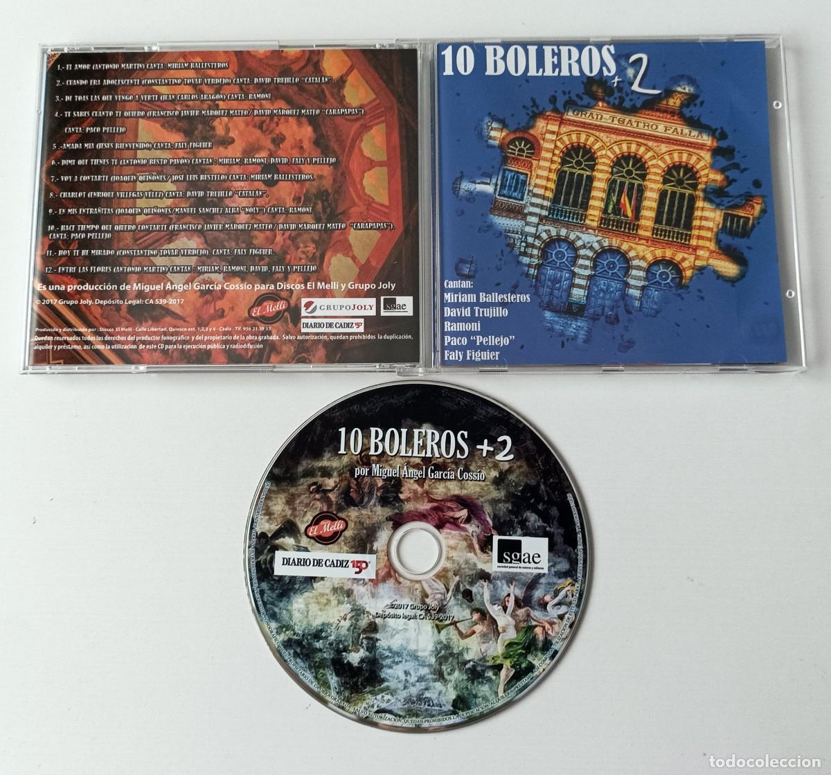 CDs de m&uacute;sica: CARNAVAL DE CADIZ - CD 10 BOLEROS +2 - Foto 2