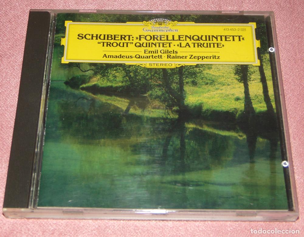 CD de M&uacute;sica: FRANZ SCHUBERT- QUINTETO PARA PIANO, VIOLIN Y VIOLA - QUARTET D 703- AMADEUS QUARTETT - CD ALBUM