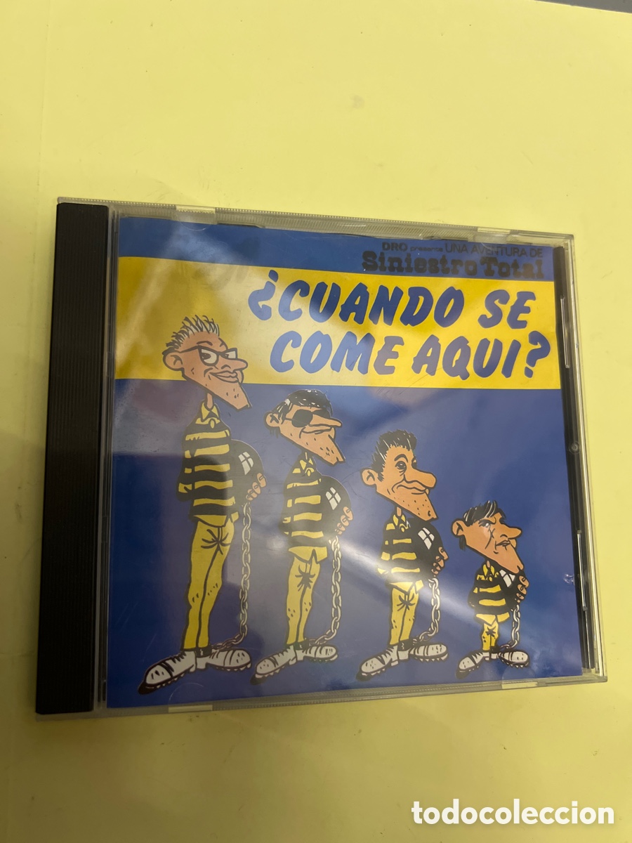 CDs de m&uacute;sica: T1/D3/78. SINIESTRO TOTAL - CD CU&Aacute;NDO SE COME AQUI