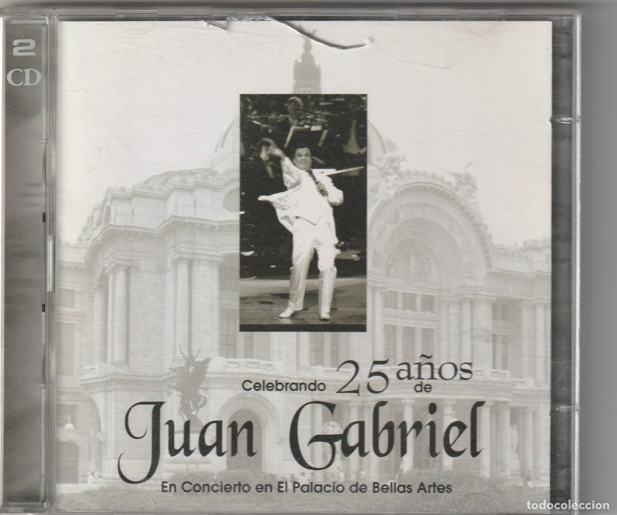 CDs de m&uacute;sica: JUAN GABRIEL - EN CONCIERTO EN EL PALACIO DE BELLAS ARTES (2 X CD BMG-ARIOLA 1998)