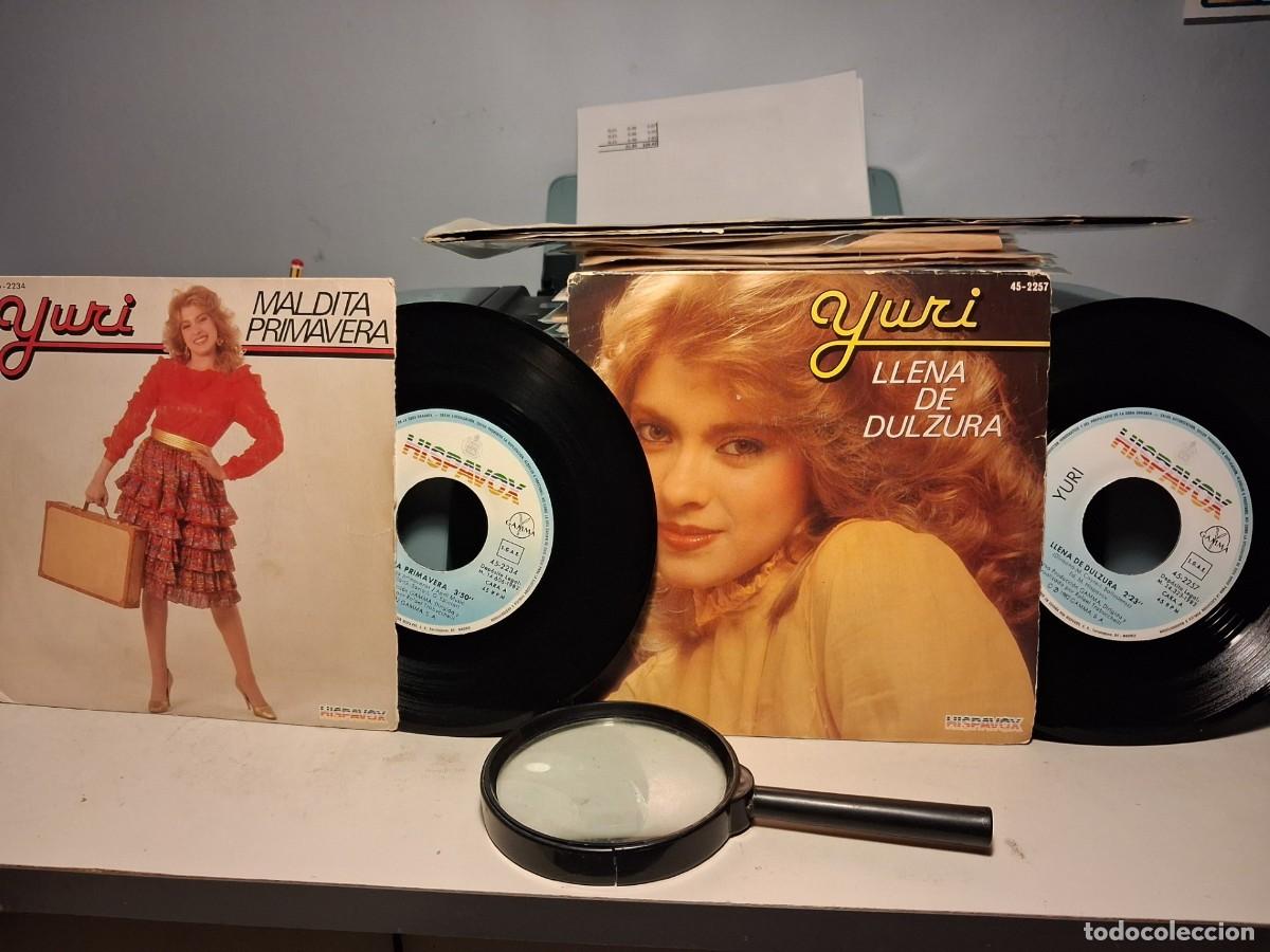 CDs de m&uacute;sica: 2 SINGLES DE YURI : MALDITA PRIMAVERA + LLENA DE DULZURA