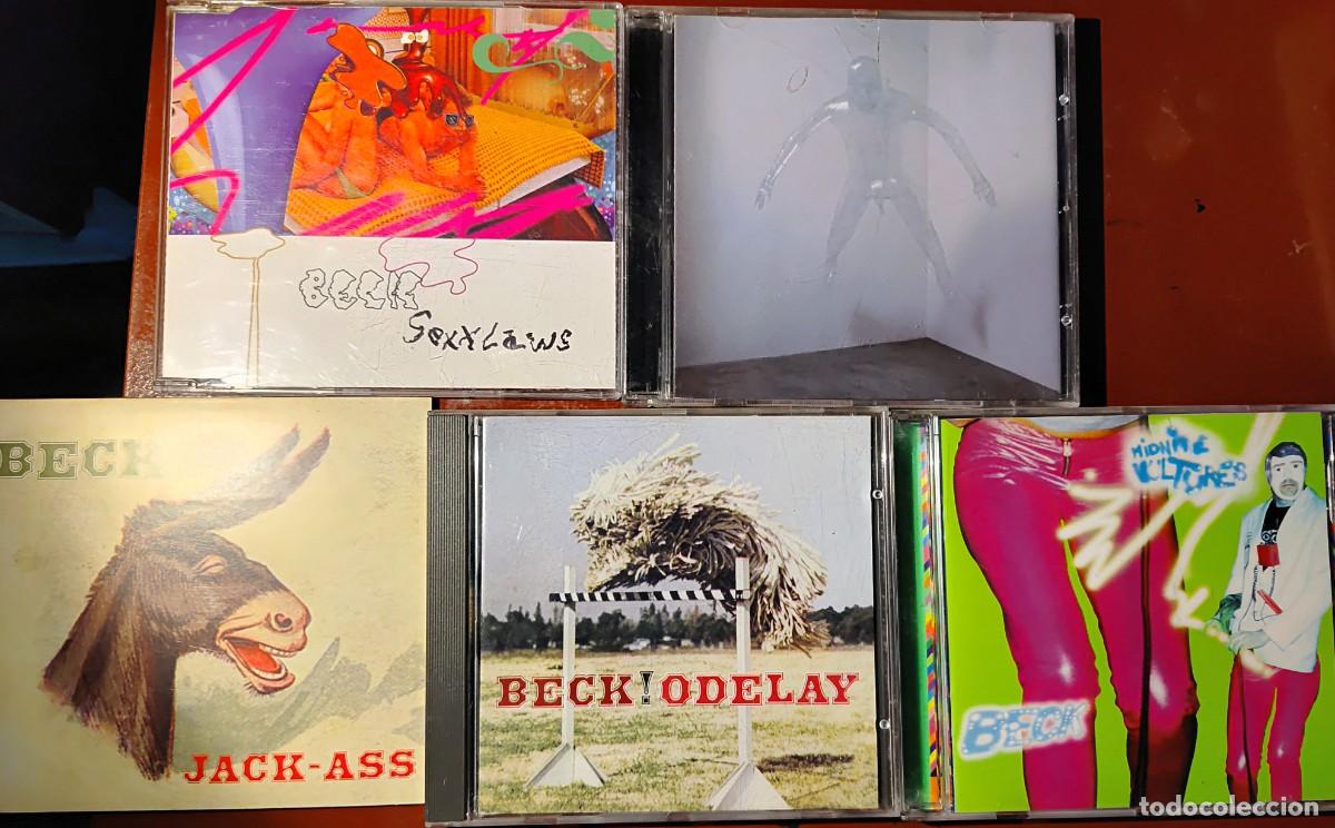 CDs de m&uacute;sica: Lote 5 CD Beck Odelay, Jack ass, Sexy laws...