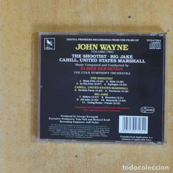 CDs de m&uacute;sica: ELMER BERNSTEIN - JOHN WAYNE VOLUME TWO - CD - Foto 2