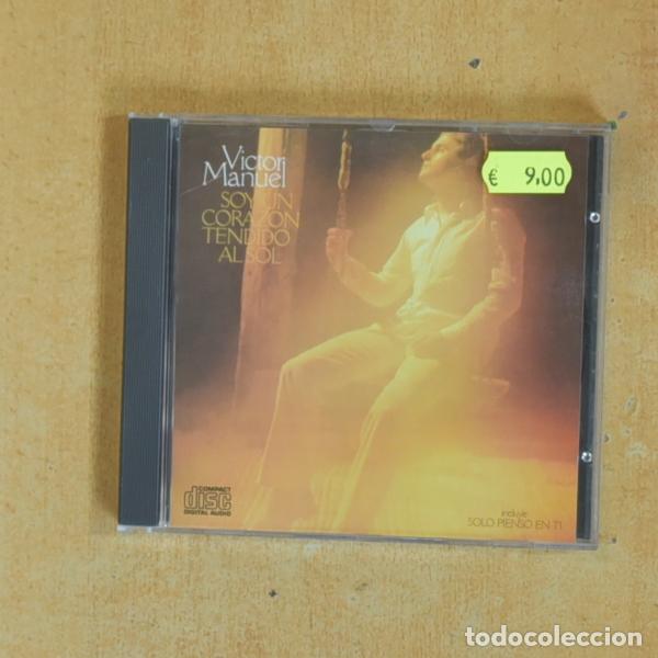 CDs de m&uacute;sica: VICTOR MANUEL - SOY UN CORAZON TENDIDO AL SOL - CD