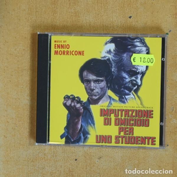 CDs de m&uacute;sica: ENNIO MORRICONE - IMPUTAZIONE DI OMICIDIO PER UNO STUDENTE - CD