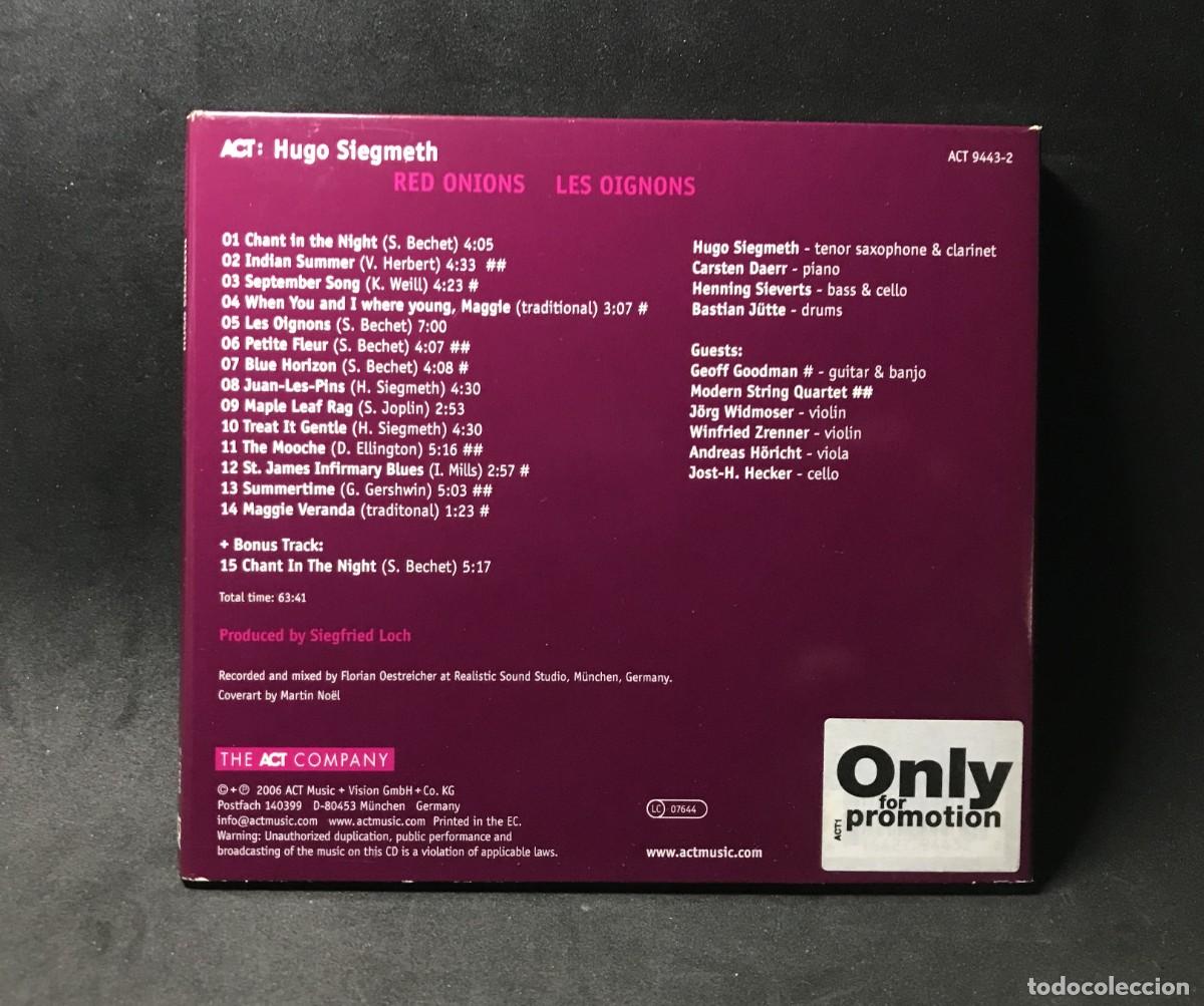 CDs de m&uacute;sica: Hugo Siegmeth &ndash; Red Onions - CD Digipack - ACT - Foto 2