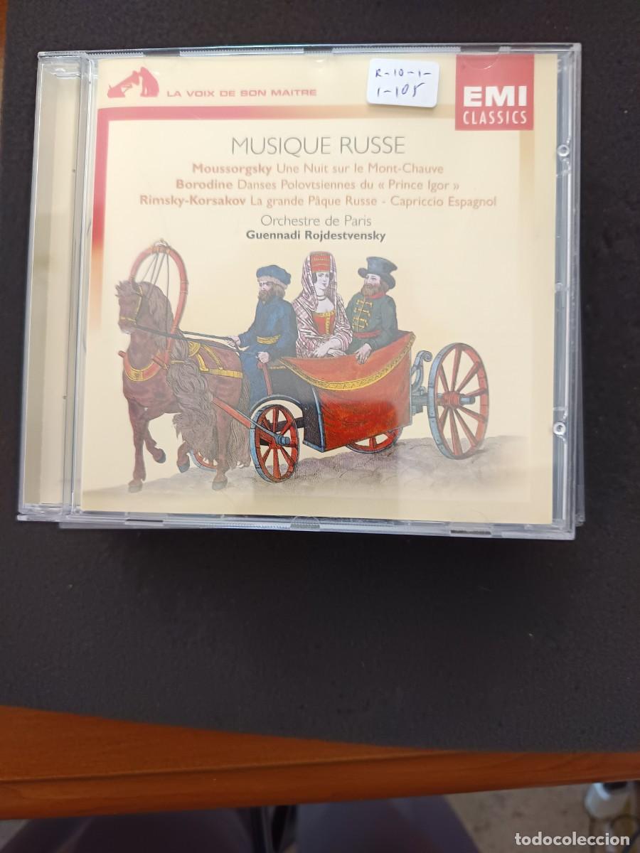 CDs de m&uacute;sica: MUSIQUE RUSSE. MOUSSORGSKY: UNE NUIT SUR LE MONT-CHAUVE / BORODINE: DANSES POLOVTSIENN ES DU &rdquo;PRINCE