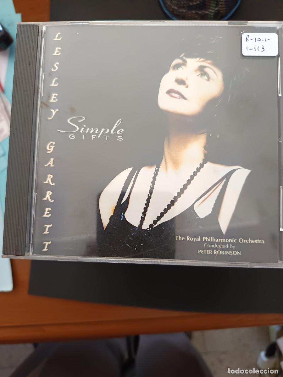 CDs de m&uacute;sica: LESLEY GARRETT. SIMPLE GIFTS. DIRECTOR: PETER ROBINSON. THE ROYAL PHILHARMONIC ORCHESTRA