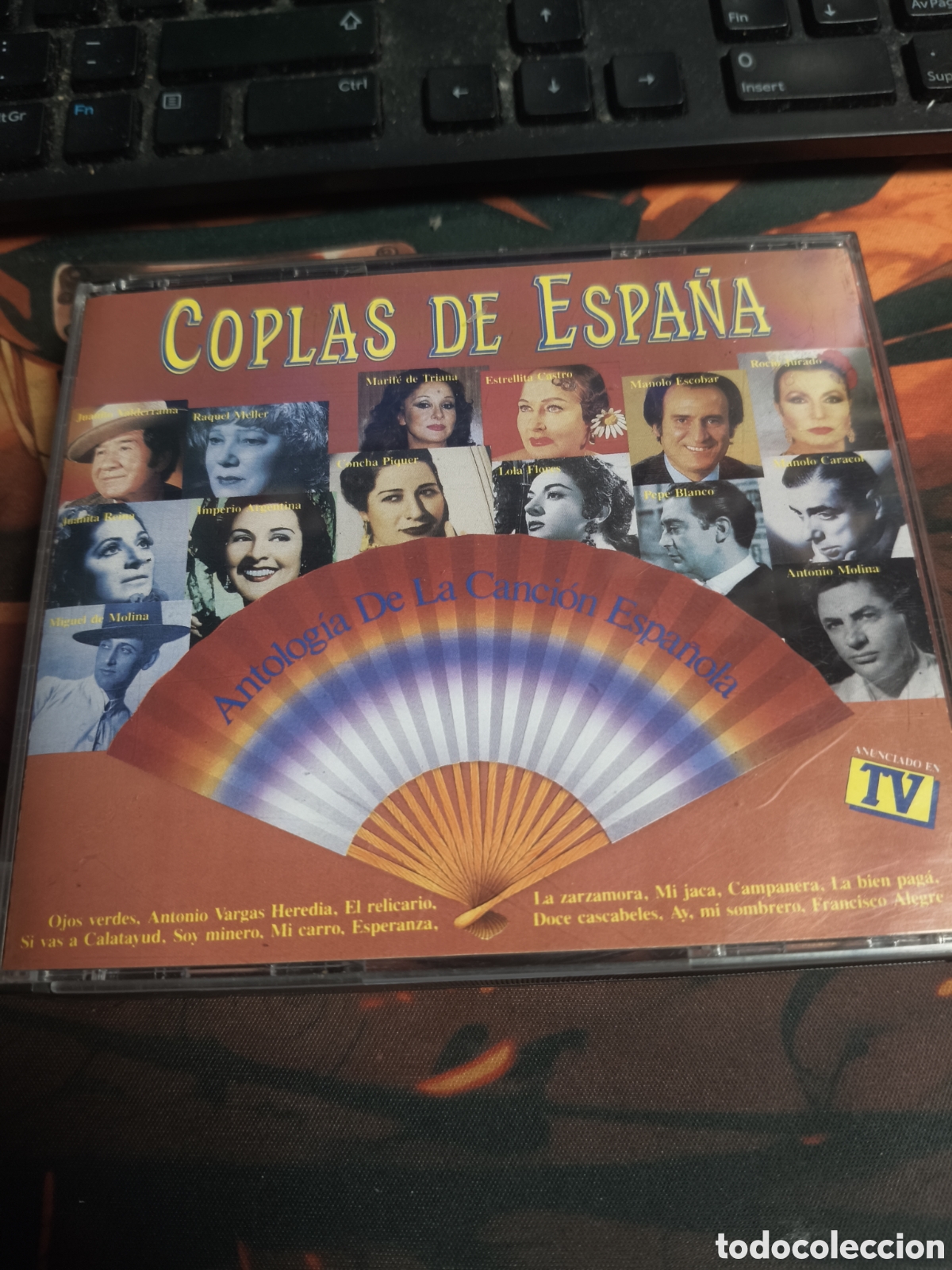 CDs de m&uacute;sica: Coplas de Espa&ntilde;a antolog&iacute;a de la canci&oacute;n espa&ntilde;ola