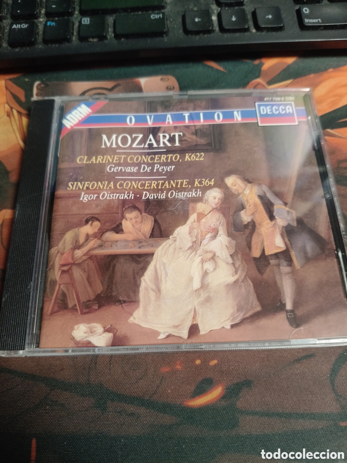 CDs de m&uacute;sica: Mozart clarinet concerto k622 - Cd