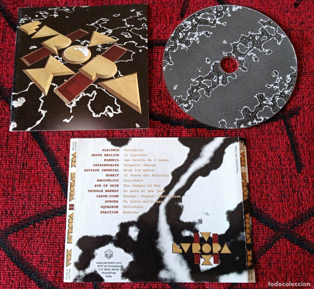 CDs de m&uacute;sica: VOX EUROPA II CD ITALIA 2001 SLEIPNIR Gesta Bellica HOBBIT Estirpe Imperial