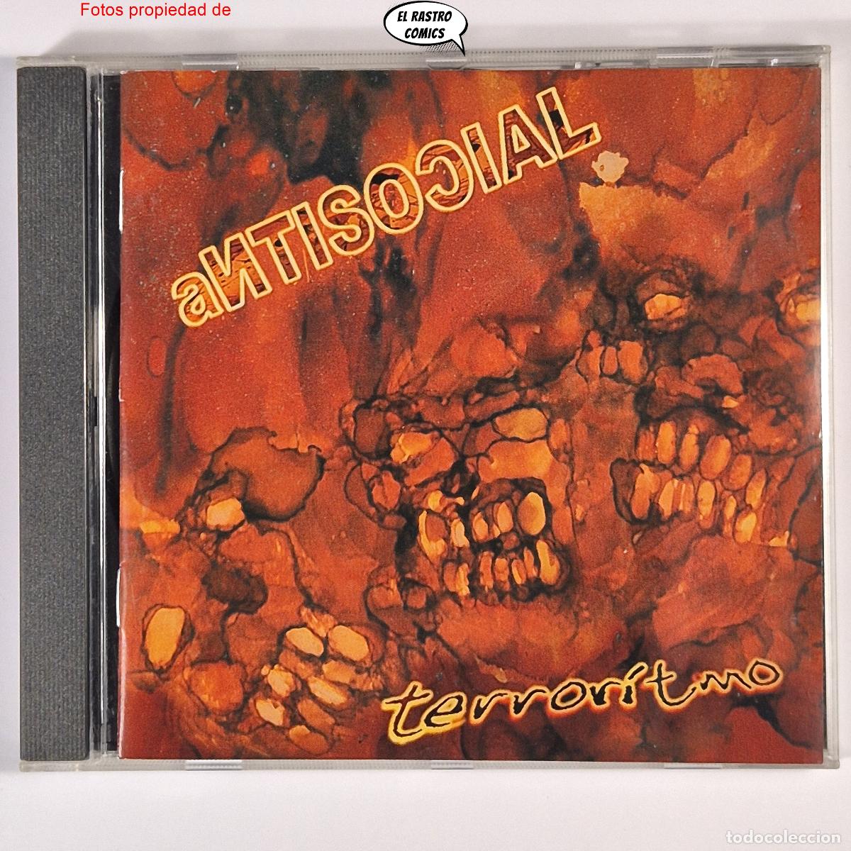 CDs de m&uacute;sica: Antisocial, Terroritmo, CD Enhanced, El Hombre Del Saco 2006, Punk Rock, excelente estado