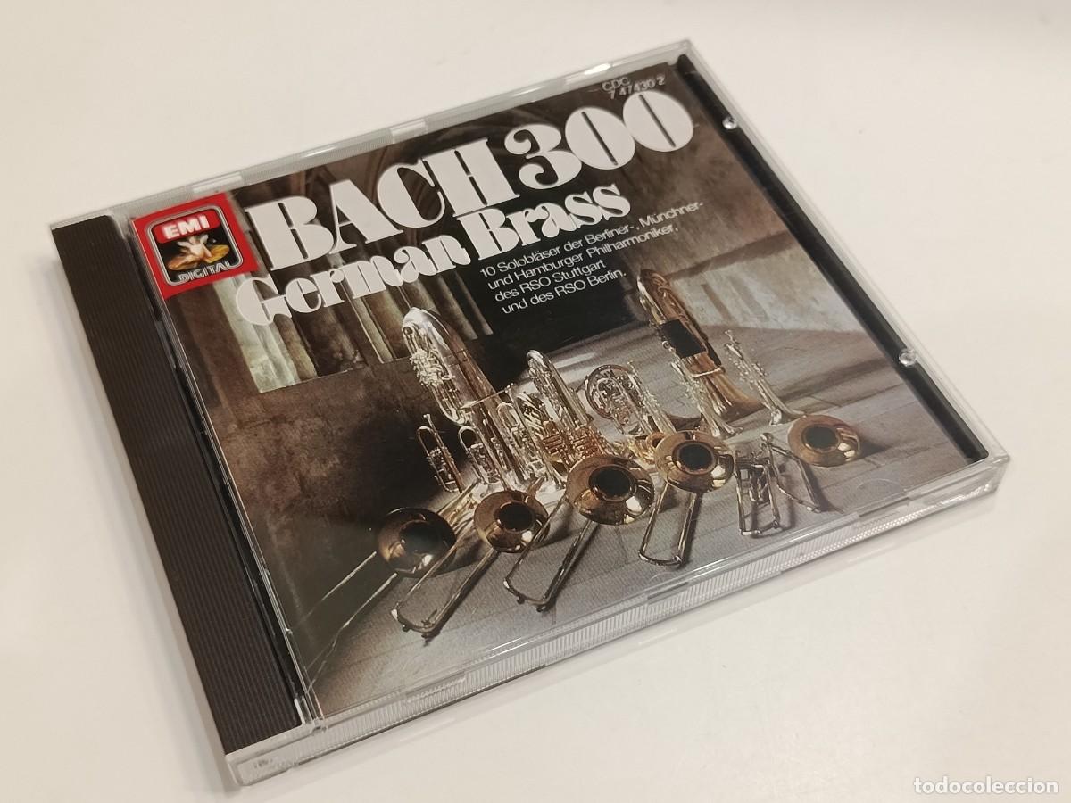 CDs de m&uacute;sica: BACH 300 - GERMAN BRASS - ENRIQUE CRESPO - EMI ANGEL RECORDS DIGITAL CD CDC 7 47430 2 - NUEVO