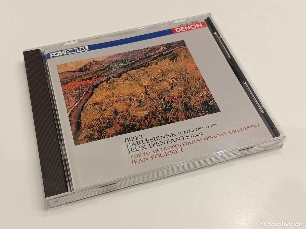CDs de m&uacute;sica: G. BIZET - L&acute;ARLESIENNE & JEUX D&acute;ENFANTS - JEAN FOURNET - DENON JAPAN CD 33C37-7802 (1985) - NUEVO
