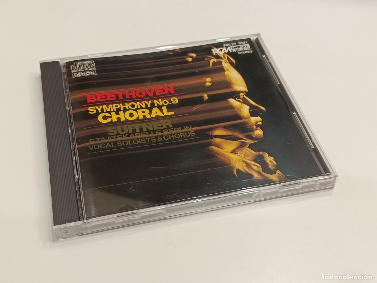CDs de m&uacute;sica: BEETHOVEN - SYMPHONY No. 9 CHORAL - OTMAR SUITNER - DENON JAPAN CD 38C37-7021 (1982) - NUEVO