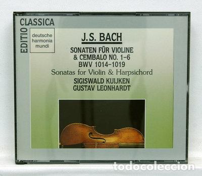 CDs de m&uacute;sica: J.S. Bach: 6 Sonatas for Violin and Harpsichord- 0035627717024