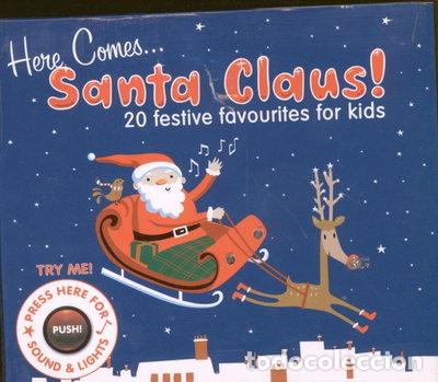 CDs de m&uacute;sica: Here Comes Santa Claus: 20 Festive Favourites for Kids- 0698458660220
