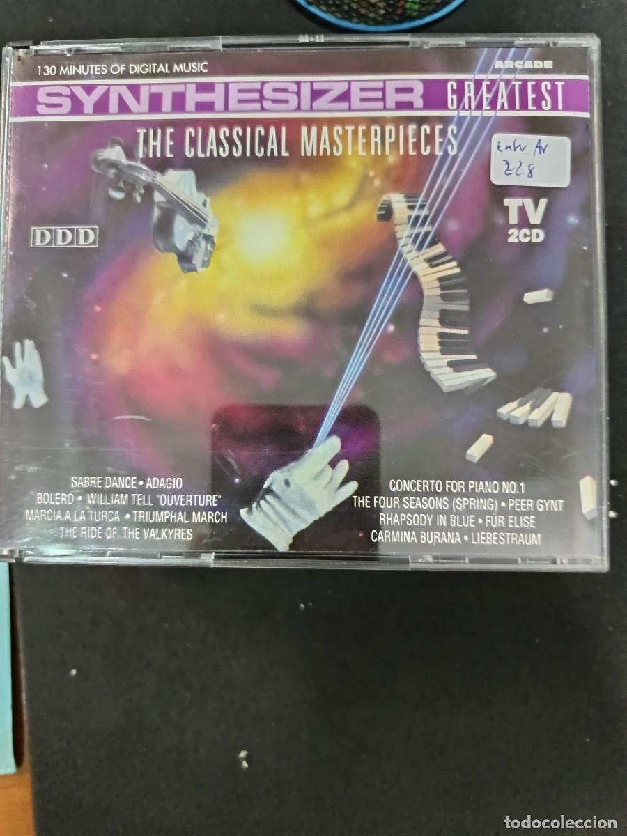 CDs de m&uacute;sica: 2 CD. SYNTHESIZER GREATEST: THE CLASSICAL MASTERPIECES. SABRE DANCE, BOLERO, WILLIAM TELL OUVERTURE