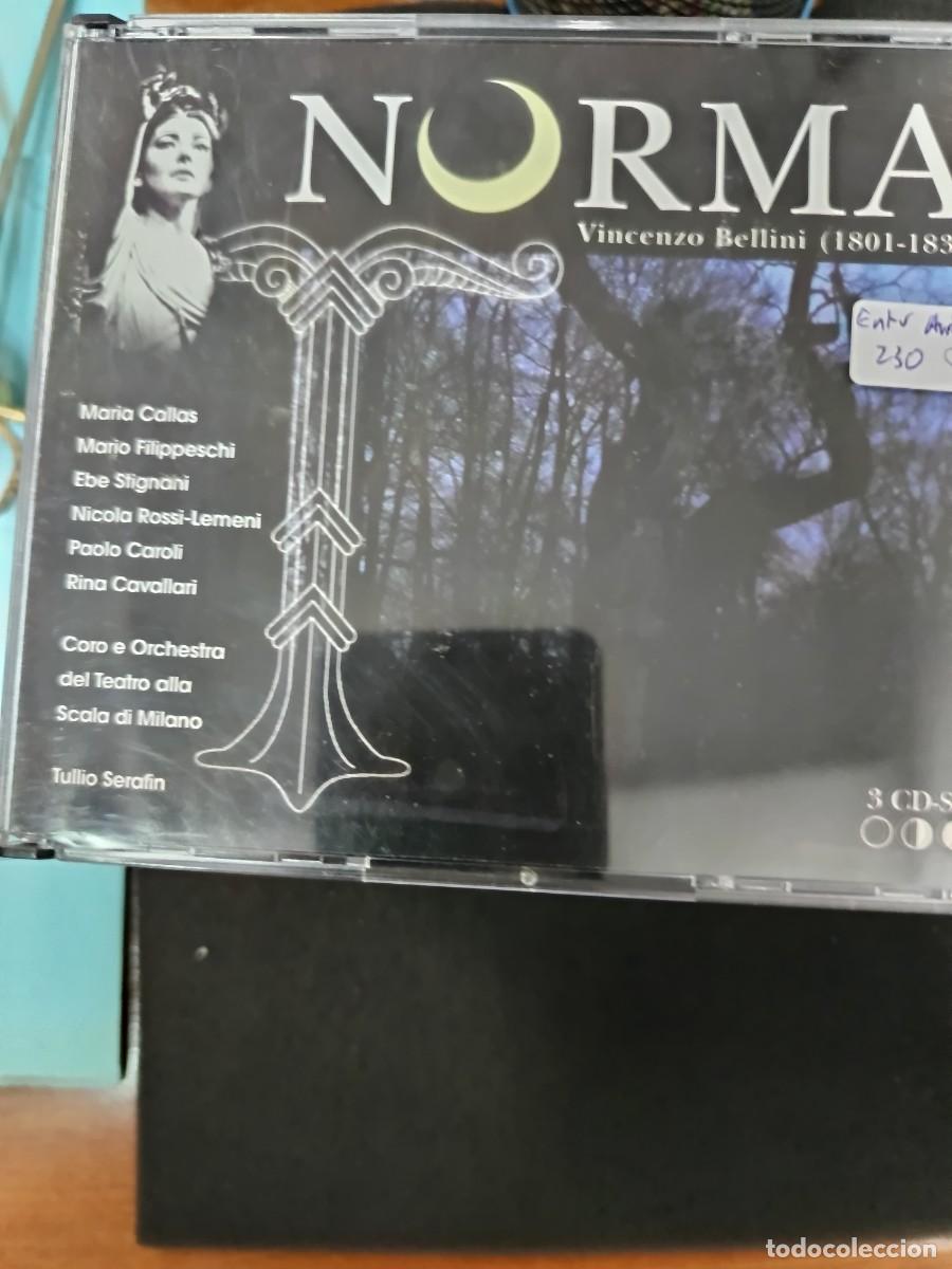CDs de m&uacute;sica: 3CD BELLINI: NORMA. DIR: TULLIO SERAFIN. INT&Eacute;R: CALLAS, FILIPPESCHI, STIGNANI, ROSSI-LEMENI, CAROLI