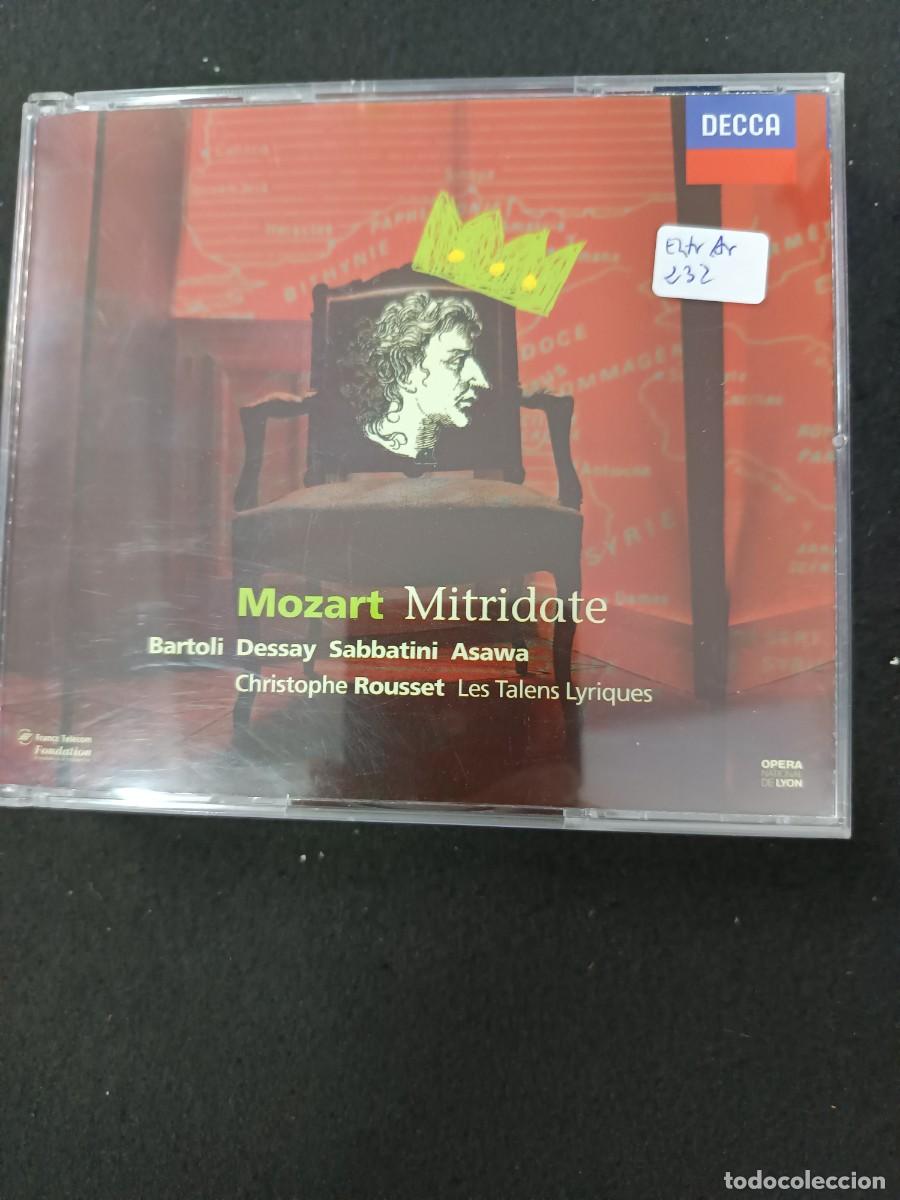 CDs de m&uacute;sica: 3CD MOZART: MITRIDATE. DIR: CHRISTOPHE ROUSSET. INT&Eacute;R: BARTOLI, DESSAY, SABBATINI, ASAWA.