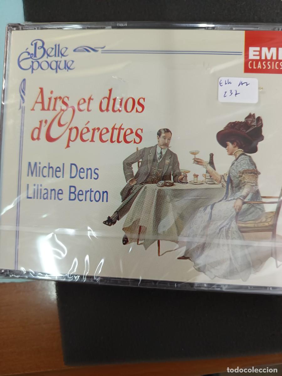 CDs de m&uacute;sica: 2 CD AIRS ET DUOS D'OP&Eacute;RETTE. BELLE EPOQUE. MICHEL DENS (BAR&Iacute;TONO) LILIANE BERTON (SOPRANO)