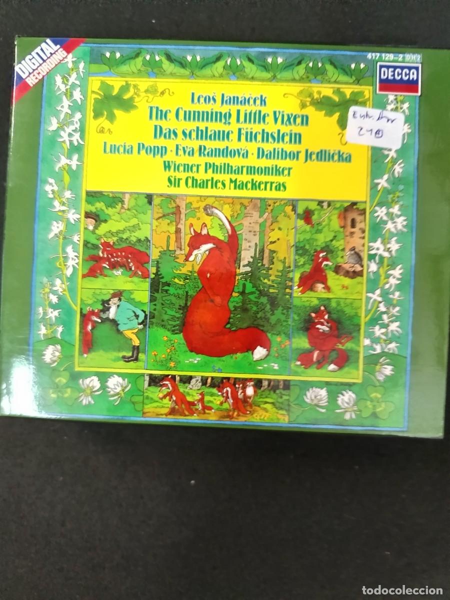 CDs de m&uacute;sica: 2 CD + LIBRETO. JAN&Aacute;CECK: THE CUNNING LITTLE VIXEN / DAS SCHLAUE F&Uuml;CHSLEIN. DIR: SIR CHARLES MACKERR
