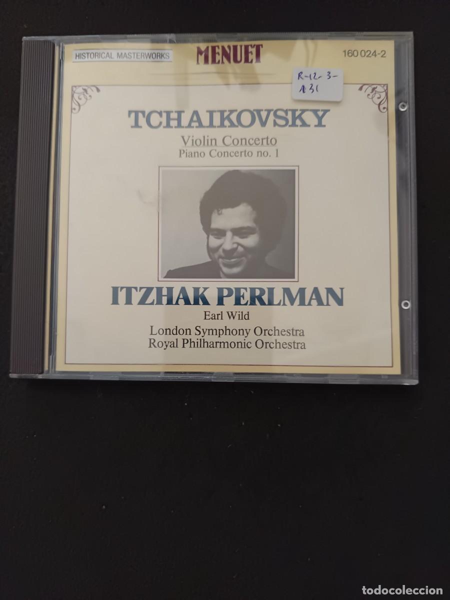 CDs de m&uacute;sica: TCHAIKOVSKY: VIOLIN CONCERTO / PIANO CONCERTO 1. VIOLIN: ITZHAK PERLMAN. PIANO: EARL WILD