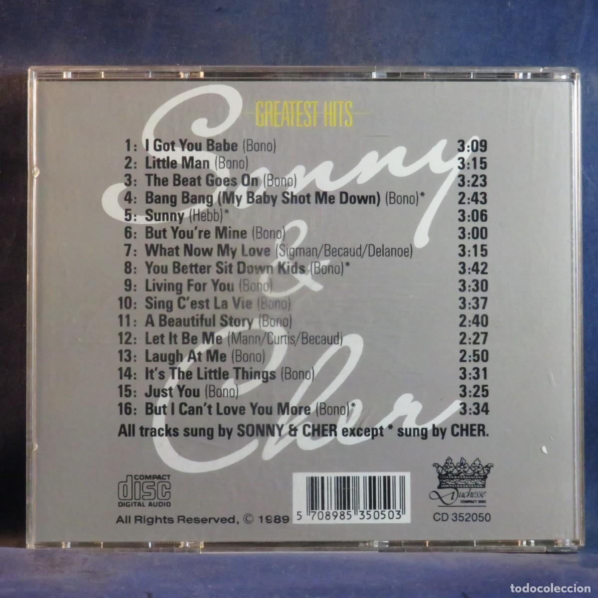CDs de m&uacute;sica: SONNY & CHER &ndash; GREATEST HITS - CD - Foto 2