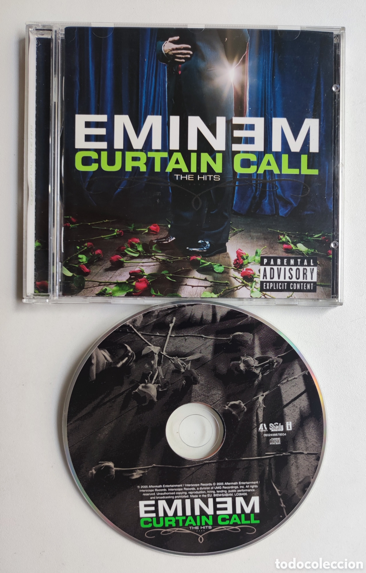 CDs de m&uacute;sica: EMINEM - CURTAIN CALL / THE HITS - CD 2005 AFTERMATH/INTERSCOPE RECORDS