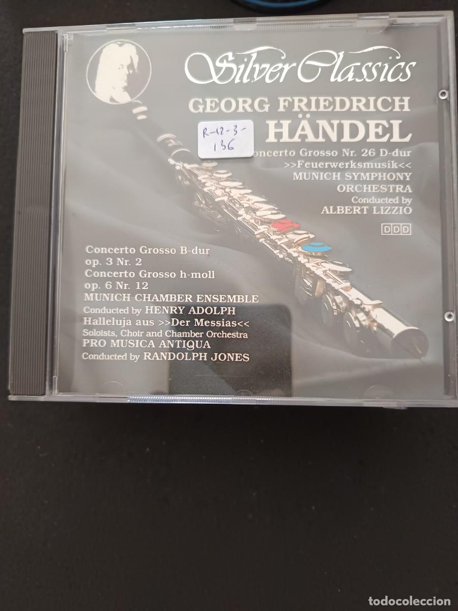 CDs de m&uacute;sica: H&Auml;NDEL: CONCERTO GROSSO NR. 26 D-DUR / CONCERTO GROSSO B-DUR / CONCERTO GROSSO H-MOLL, OP 6 N&ordm; 12