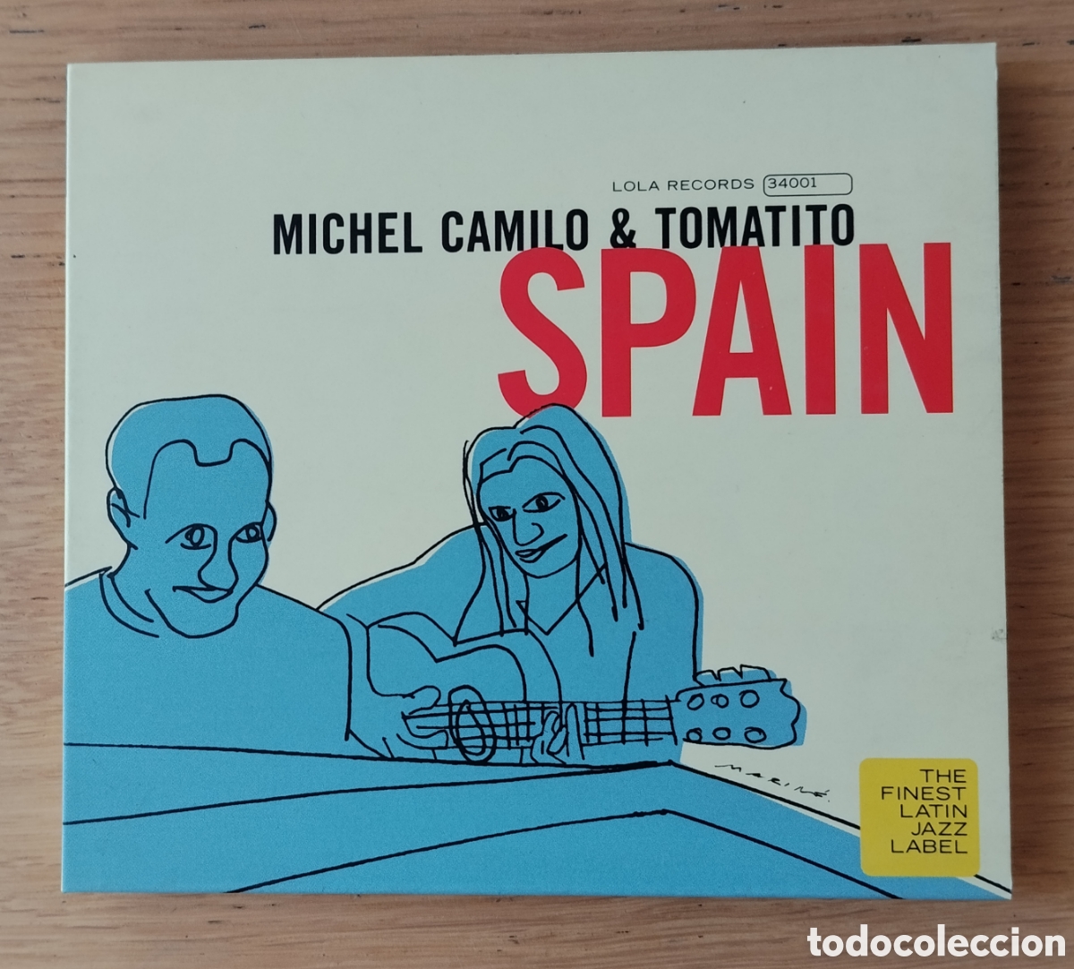 CDs de m&uacute;sica: MICHEL CAMILO - TOMATITO: &rdquo;SPAIN&rdquo; CD 2000 - FLAMENCO FUSION