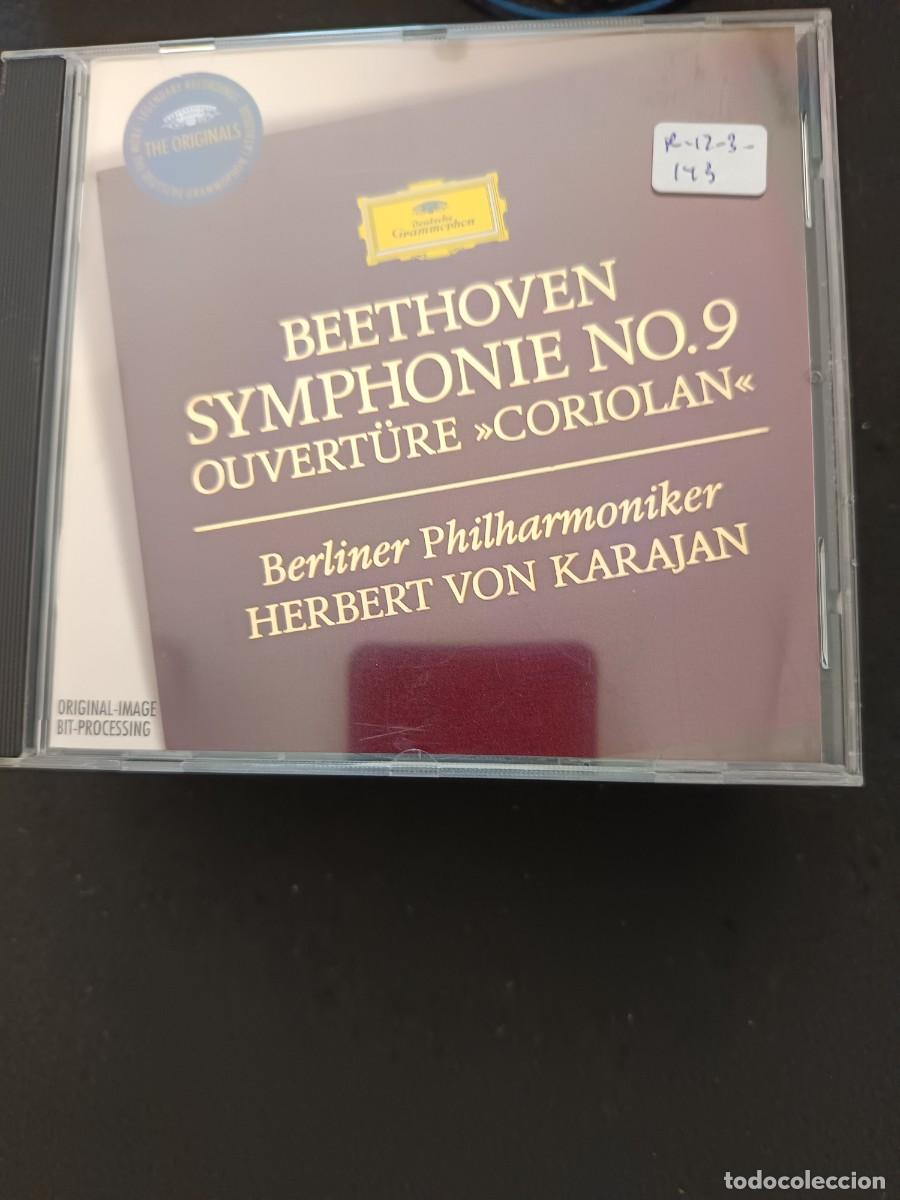 CDs de m&uacute;sica: BEETHOVEN: SINF N&ordm; 9 / OUVERTURE &rdquo;CORIOLAN&rdquo;. DIR: HERBERT VON KARAJAN. BERLINER PHILHARMONIKER