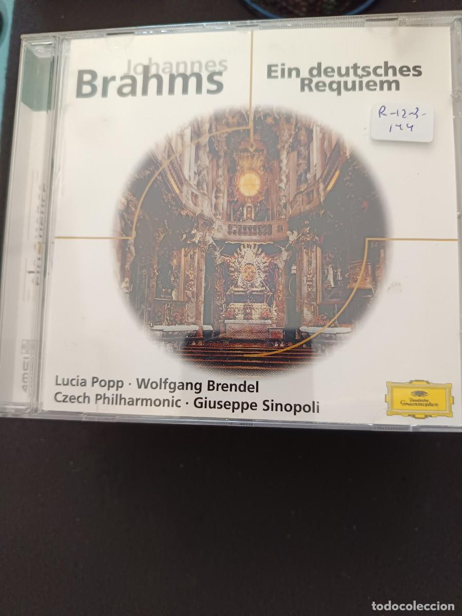 CDs de m&uacute;sica: BRAHMS: EIN DEUTSCHES REQUIEM. DIR: GIUSEPPE SINOPOLI. INT&Eacute;RP: LUCIA POPP. WOLFGANG BRENDEL