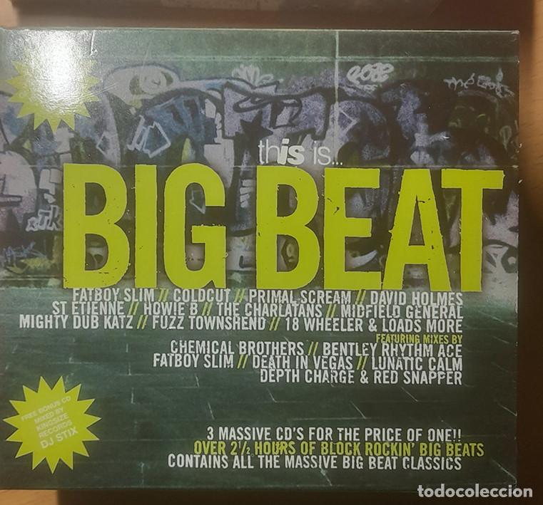 CDs de m&uacute;sica: this is big beat coldcout, primal scream, fatboy slim, charlatans, chemical brothers...