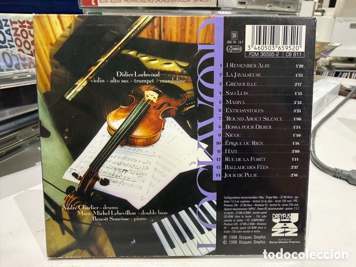 CDs de m&uacute;sica: Didier Lockwood - Round About Silence (CD) - Foto 2