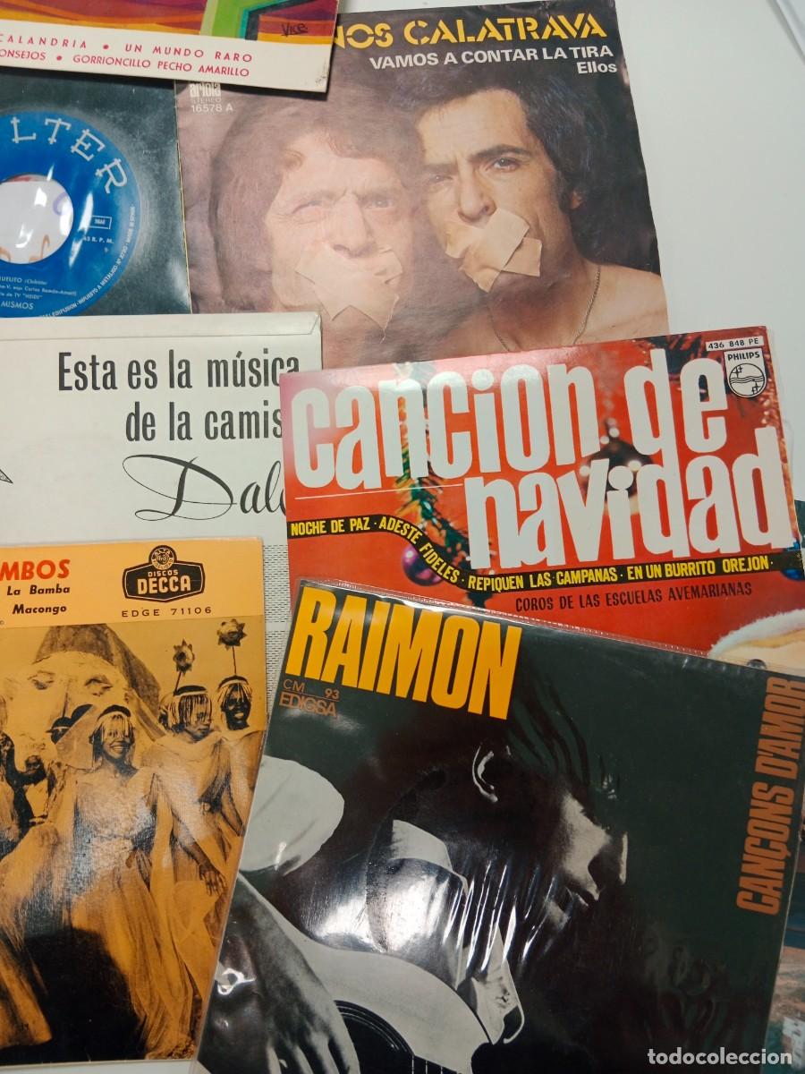 CDs de m&uacute;sica: Singles variados de flamenco, latinos, cuentos