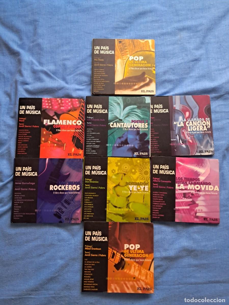 CDs de m&uacute;sica: OCHO LIBRO-DISCOS COLECCI&Oacute;N &rdquo;UN PA&Iacute;S DE M&Uacute;SICA&rdquo;