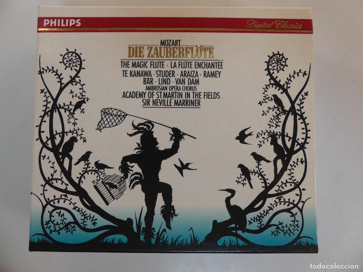 Music CDs: BOX DE 2 CD&rsquo;S DE MOZART &ndash; DIE ZAUBERFLOTE