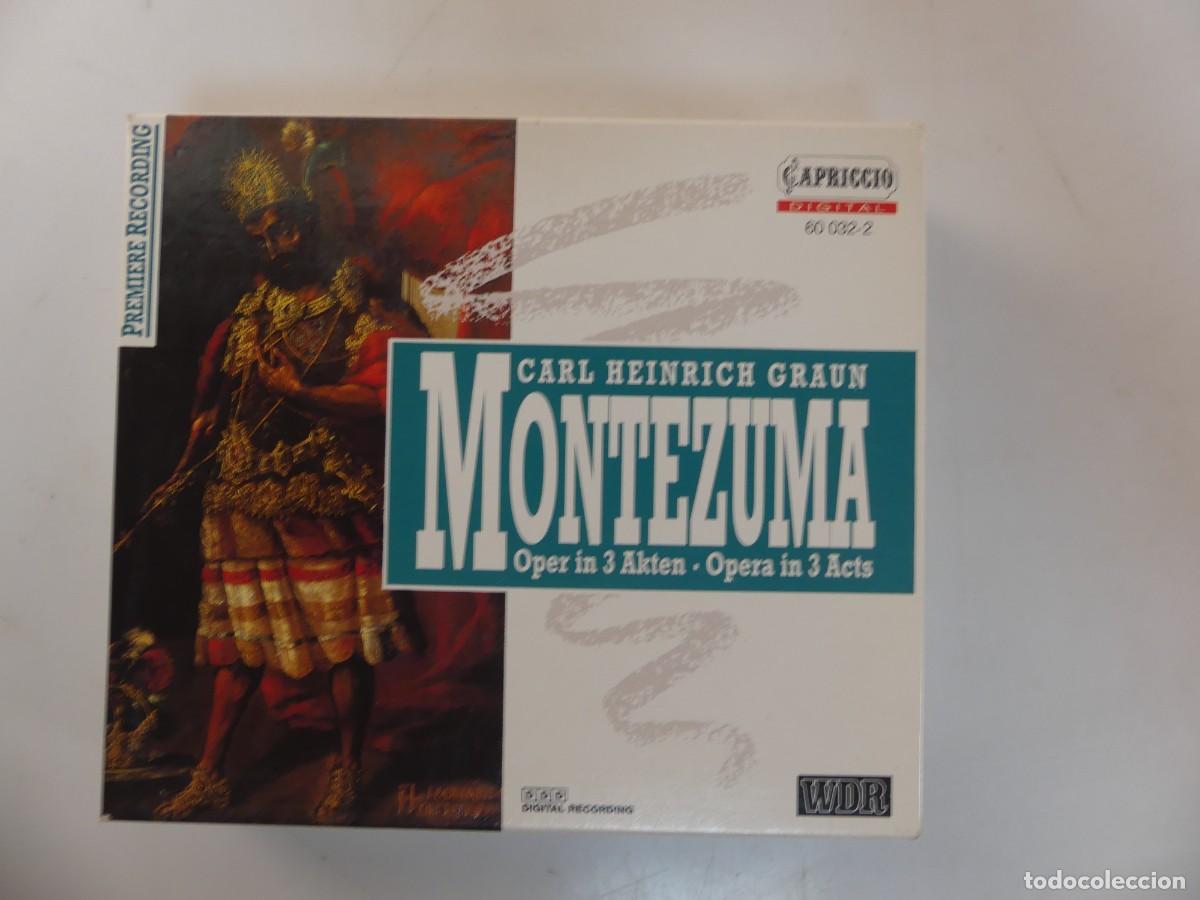 CD di Musica: BOX DE 2 CD&rsquo;S MONTEZUMA &ndash; CARL HEINRICH GRAUN