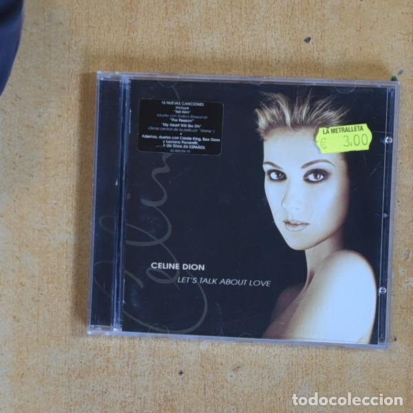 CDs de m&uacute;sica: CELINE DION - LETS TALK ABOUT LOVE - CD