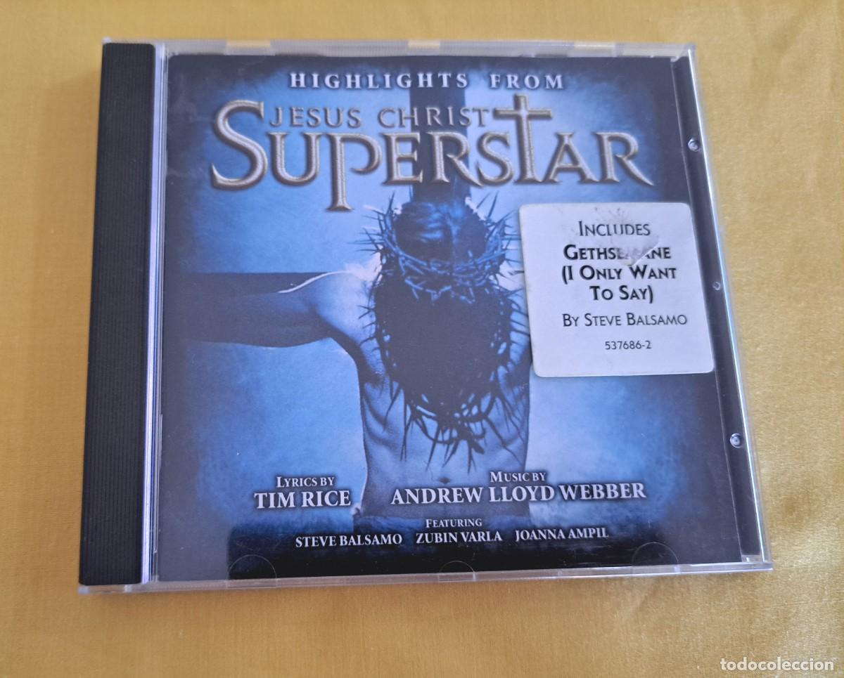 CDs de m&uacute;sica: TIM RICE AND ANDREW LLOYD WEBBER - HIGHLIGHTS FROM JESUS CHRIST SUPERSTAR - Polydor - 537686-2 -1996