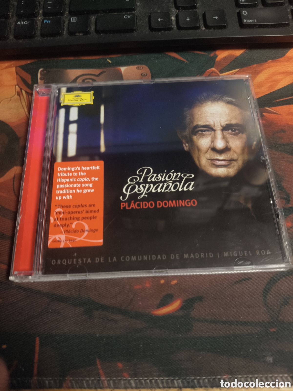 CDs de m&uacute;sica: Pasi&oacute;n espa&ntilde;ola pl&aacute;cido domingo - CD