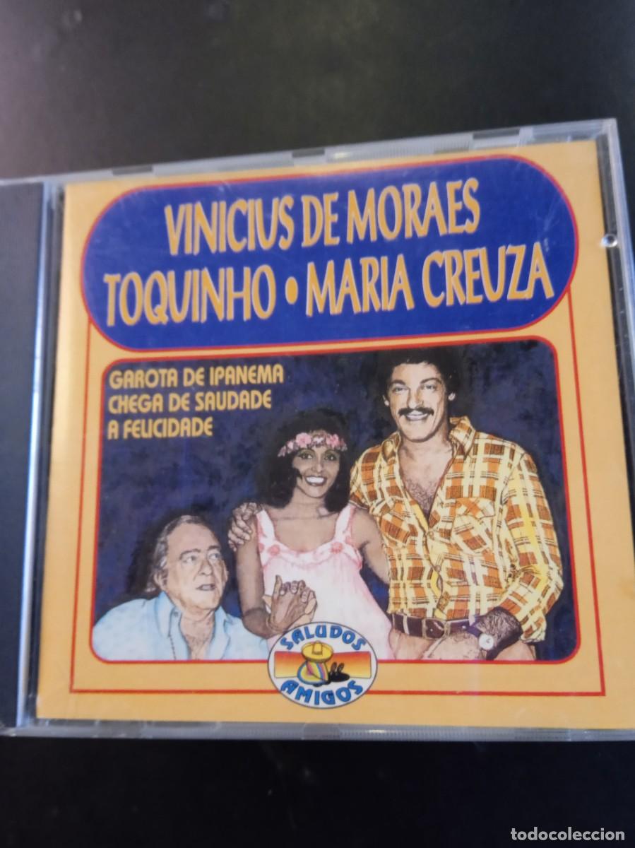 CDs de m&uacute;sica: VINICIUS DE MORAES, TOQUINHO, MARIA CREUZA- A FELICIDADE. CD
