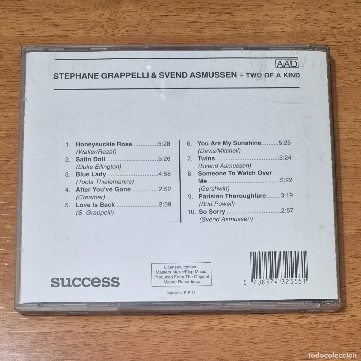 CDs de m&uacute;sica: TWO OF A KIND - STEPHANE GRAPPELLI & SVEND ASMUSSEN (CD) - Foto 2