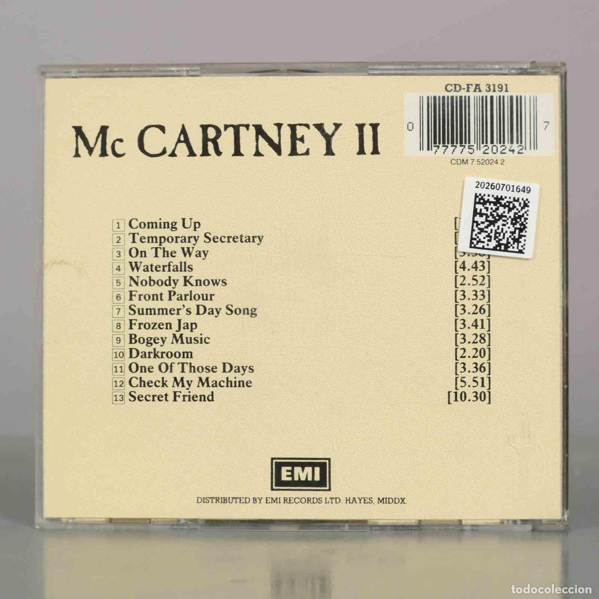 CDs de m&uacute;sica: CD. Paul McCartney - McCartney II - Foto 2