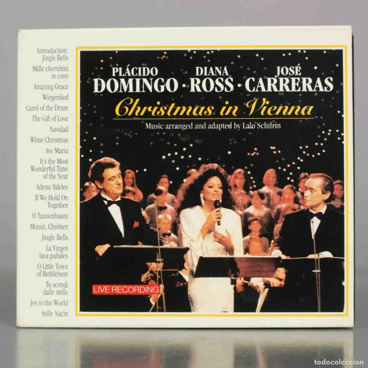 CDs de m&uacute;sica: CD. Christmas in Vienna - Pl&aacute;cido Domingo, Diana Ross, Jos&eacute; Carreras