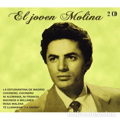 CDs de m&uacute;sica: ANTONIO MOLINA &rdquo;El joven Molina&rdquo; (Dos CD troquelados con 30 &eacute;xitos)