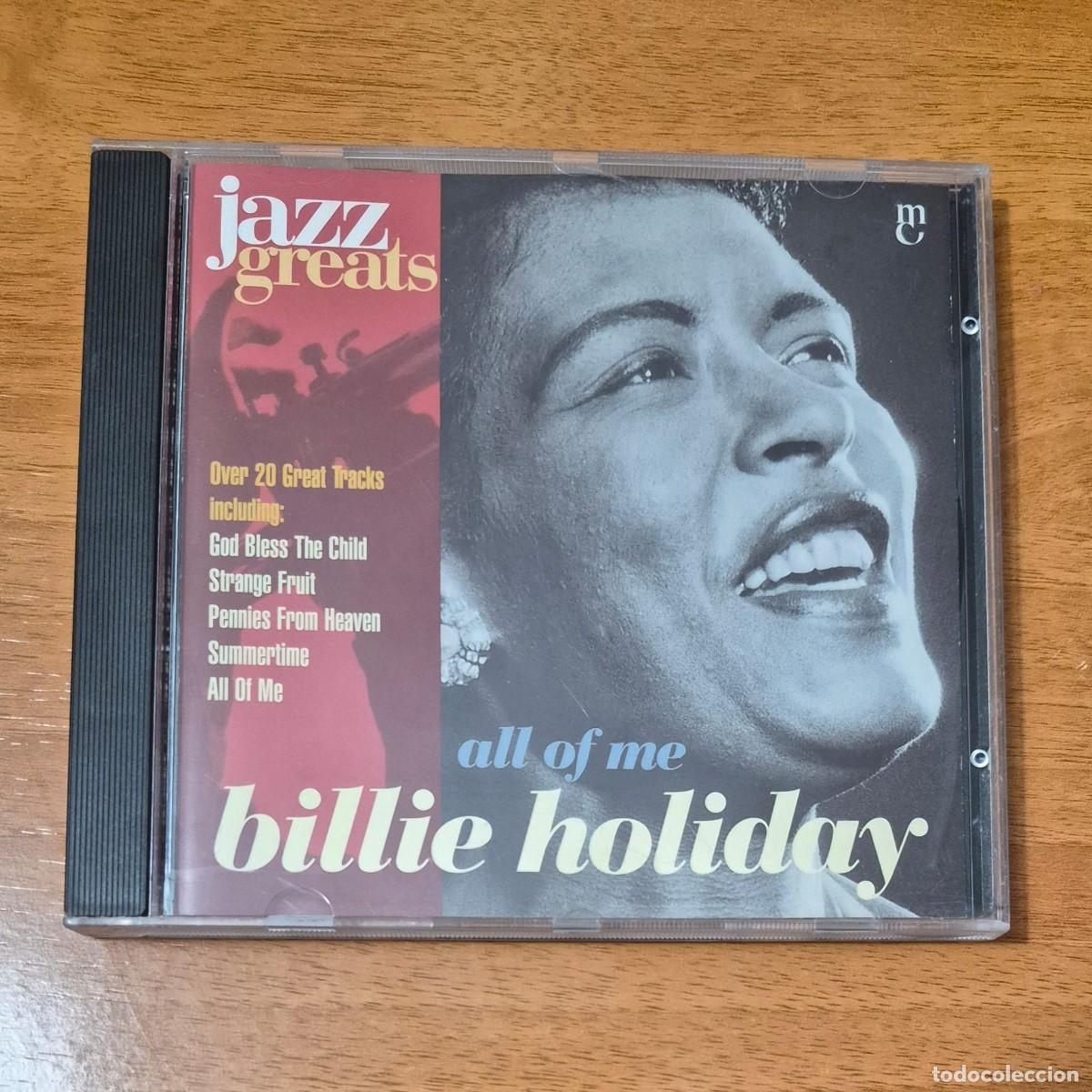 CDs de m&uacute;sica: ALL OF ME - BILLIE HOLIDAY (CD)