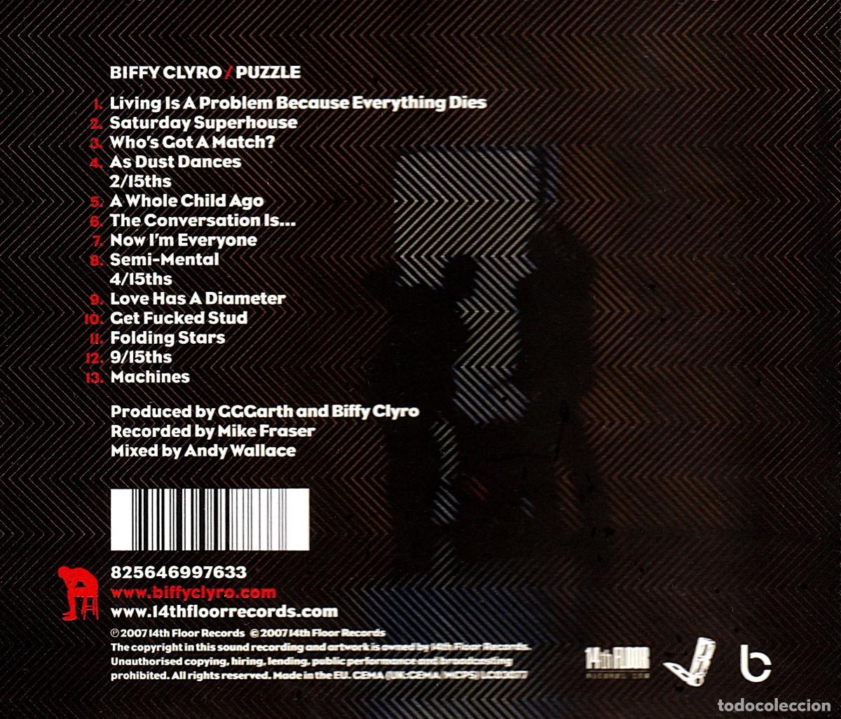 CDs de m&uacute;sica: �G339 - BIFFY CLYRO. PUZZLE. CD. - Foto 3