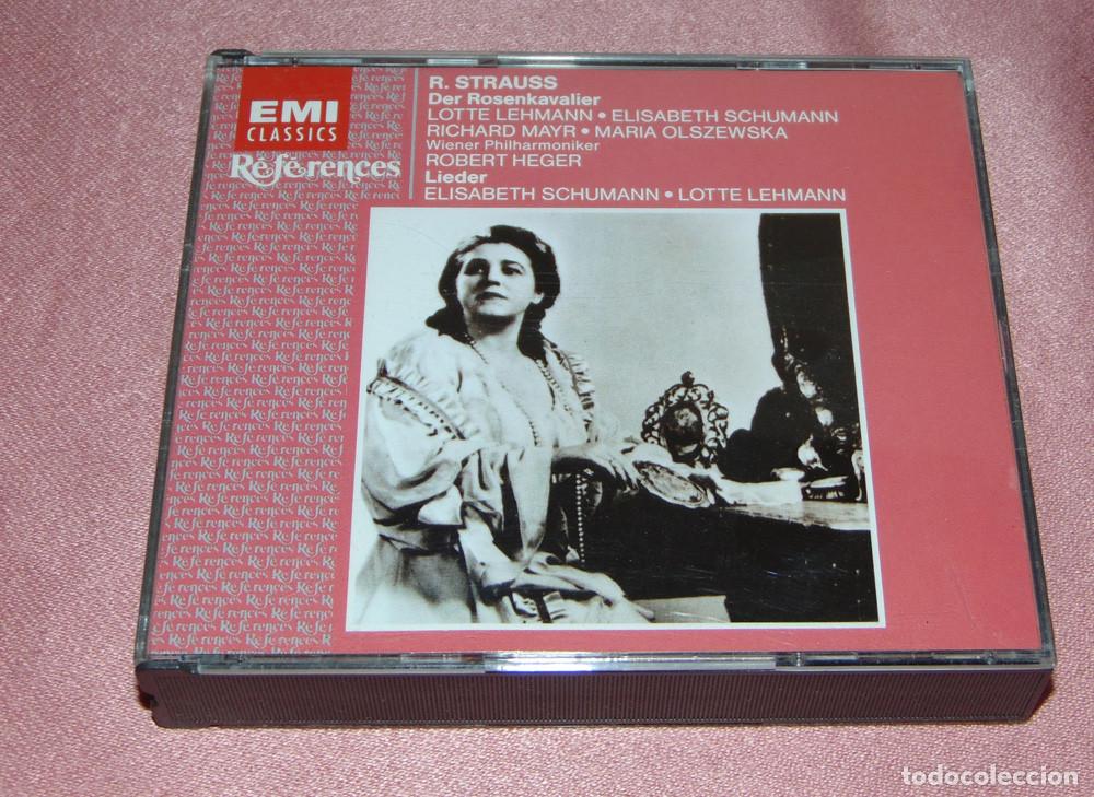 CDs de m&uacute;sica: RICARDO STRAUSS - DER ROSENKAVALIER - ELISABETH SCHUMANN - LOTTE LEHMANN - 2 CD ALBUM - GERMANY